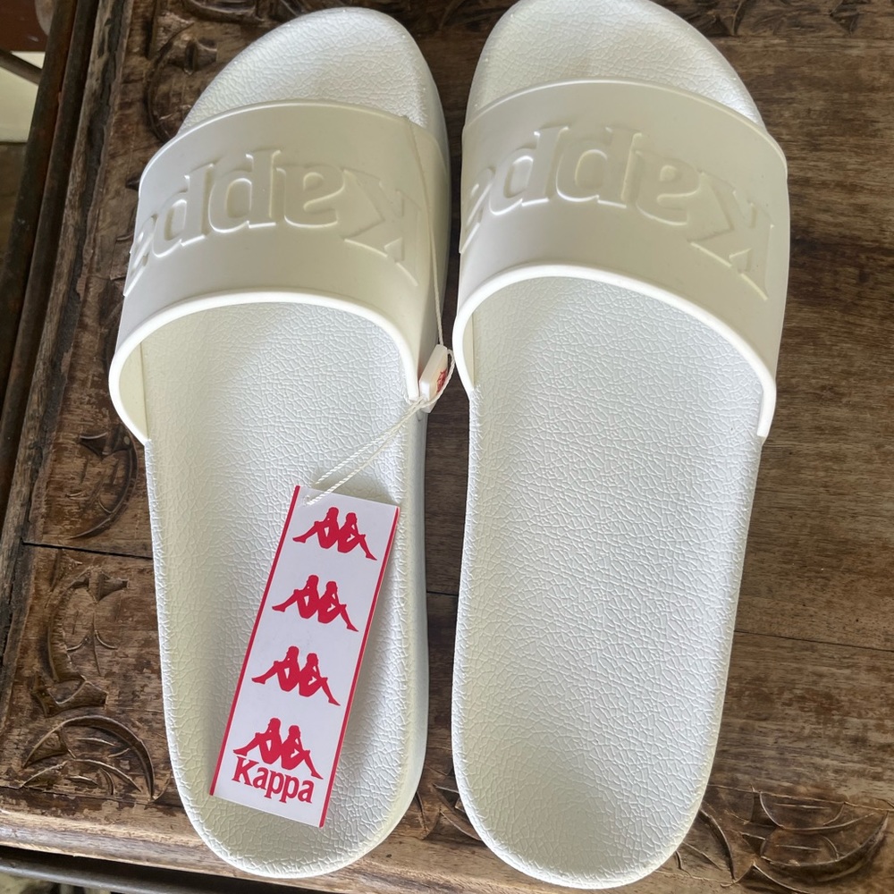 White Kappa Slides - Picture 3 of 4